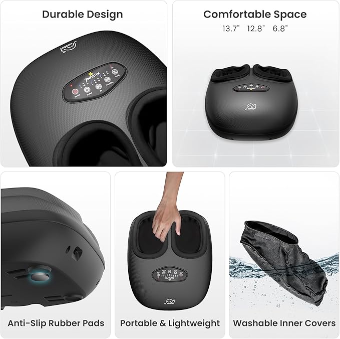 Snailax Foot Massager and Back Massager Bundle