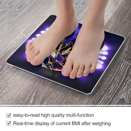 Energy Saving Scale Bathroom Weighing Scale Smart Scale for Body Weight Digital Cool Motorcycle Motocross Dirt Bike