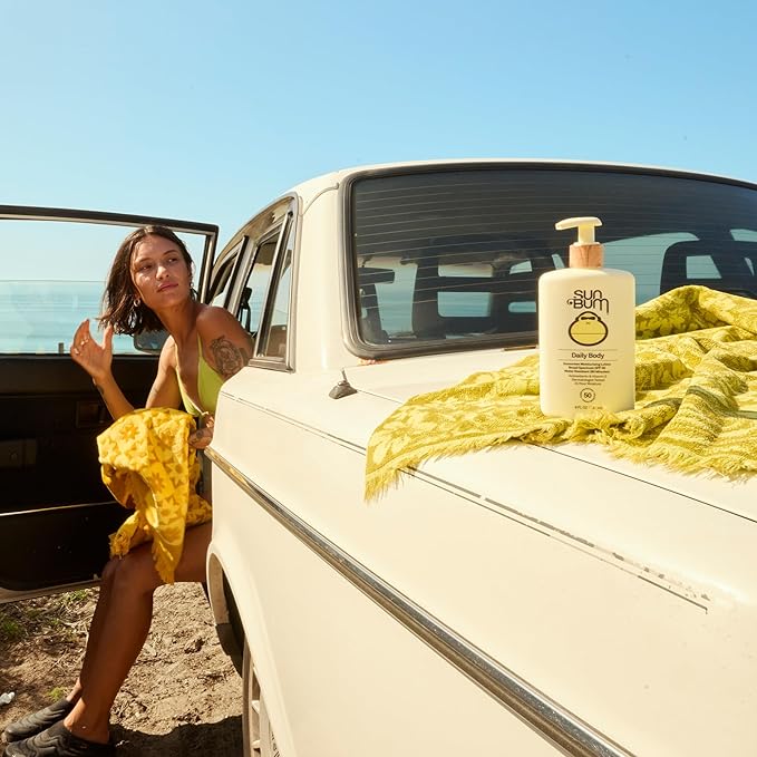 Sun Bum Daily SPF 50 Sunscreen Body Lotion - Broad Spectrum Moisturizing Sunscreen with Vitamin E - Vegan and Hawaii 104 Act Compliant (Without Octinoxate &amp Oxybenzone) - Dermatologist Tested - 8