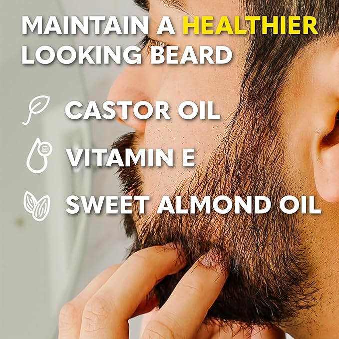 The Beard Club Beard Kit for Men - Grooming &amp Care Kit - Cedar &amp Sandalwood Oil Cedar Balm Shampoo Brush Comb Trimming Scissors Straight Edge Razor - Gift Set