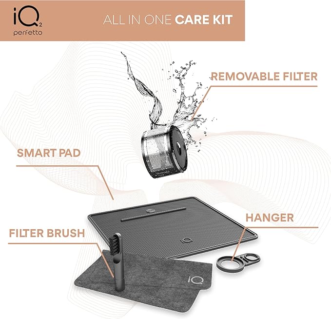 IQ2 | IQ Perfetto | Professional Hair Dryer | by Ga.Ma Italy | 2022 Update | Auto Standby | Turbo 120.000 RPM | Rose Gold