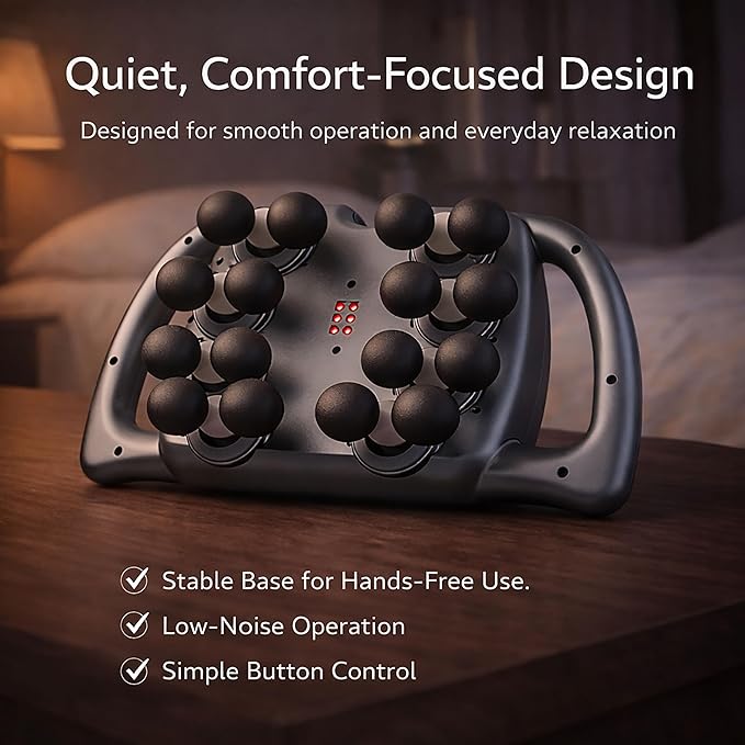 16 Head Deep Tissue Massage Gun Powerful Percussion Massager for Pain Relief Full Back &amp Body Coverage 9 Modes 99 Intensity Levels