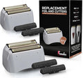 Pro Foil and Cutters for Andis Foil Shaver Models TS1 17150 17235 17220 TS2 17200 Razor Blades &amp Gold Foil Shaver Blades Compatible with Andis Shaver Foil Replacement #17155 17160 17280
