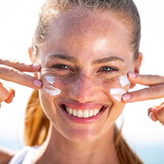 Mineral Face Sunscreen with Non-Nano Zinc Oxide SPF 50 PROTECT ME by FRE Skincare - Reef Safe Water-Resistant No White Cast Facial Moisturizing Cream - Non-Comedogenic &amp Ophthalmologist Tested