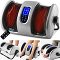 Best Choice Products Heated Shiatsu Foot Massager for Pain Relief Plantar Fasciitis Neuropathy Blood Circulation w/Compact Design - Silver