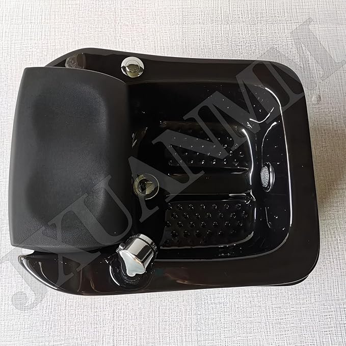 Footbath Barrel deep Foot Bath Spa with Massage Special for Hotel Salon Acrylic Pedicure Chair Bowl with Pedicure Foot Rest Massage Foot and 60PCS foot bath bags for Soaking Feet Foot Bath Basin J