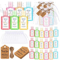 Frienda 24 Sets Inspiring Hand Sanitizer Gift Set Travel Size Hand Sanitizers Gel Gift Bulk Mini for Men Women Nurse Employee Coworker Staff Nursing Teacher Motivational Gifts