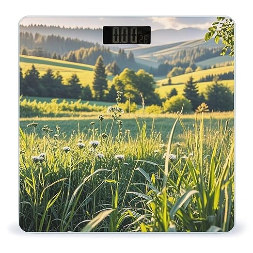 Country Style Smart Scale for Body Weight Accurate Bathroom Scale with LED Display Digital Weight Scales Weighing Machine High Precision Scales for Bath Home