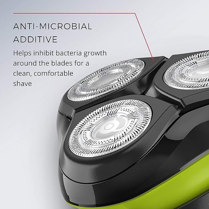 Remington Ultrastyle Rechargeable Rotary Shaver Pr1320 Black/Neon Green