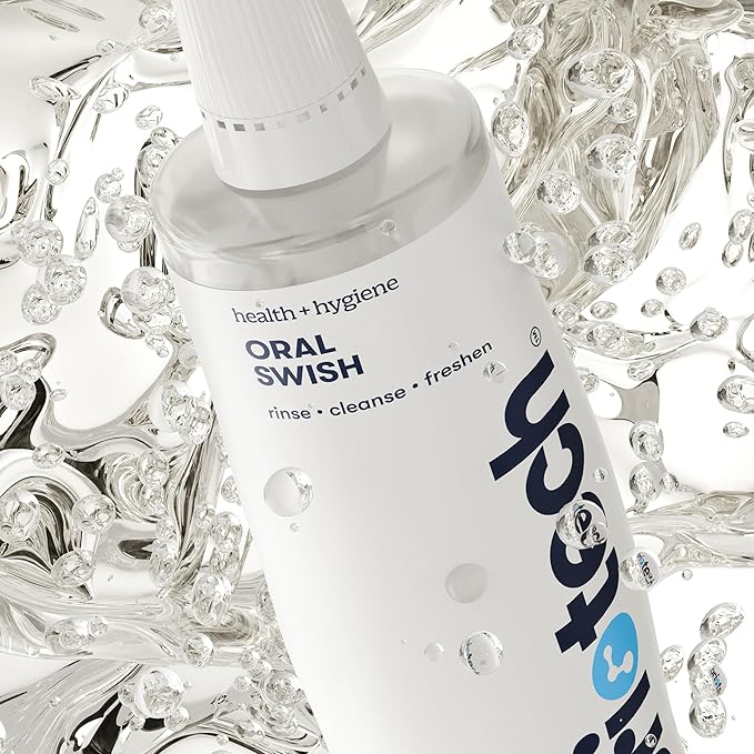 Briotech Oral Swish (17 fl oz) + Oral Swish Refill (32 fl oz) Bundle Hypochlorous Acid Spray Gift Set