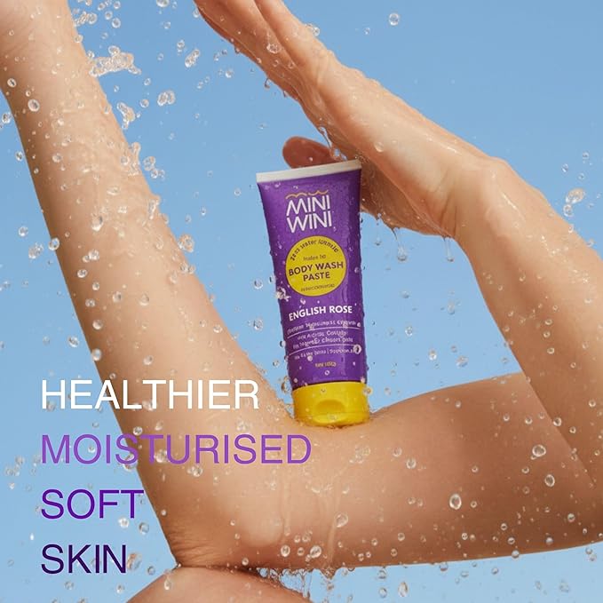 2 in 1 Travel size Body wash Paste - Waterless 3X Concentrated Shower Gel for Face &amp Body TSA Approved Aloe-Base for Sensitive Dry &amp Oily Skin Vegan Sulfate-Free 100g (3.2 fl oz)