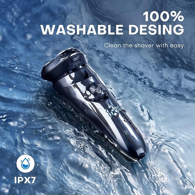 Head Shaver for Men Electric Shaver for Men Rechargeable Shaving Mashine Waterproof Men's Electric Razor Beard Trimmer USB Fast Charge