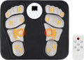Portable Foot Massager Rechargeable Circulation Stimulator with 4 Modes &amp 10-Second Rapid Heating Lightweight Design for Home Travel Office Use