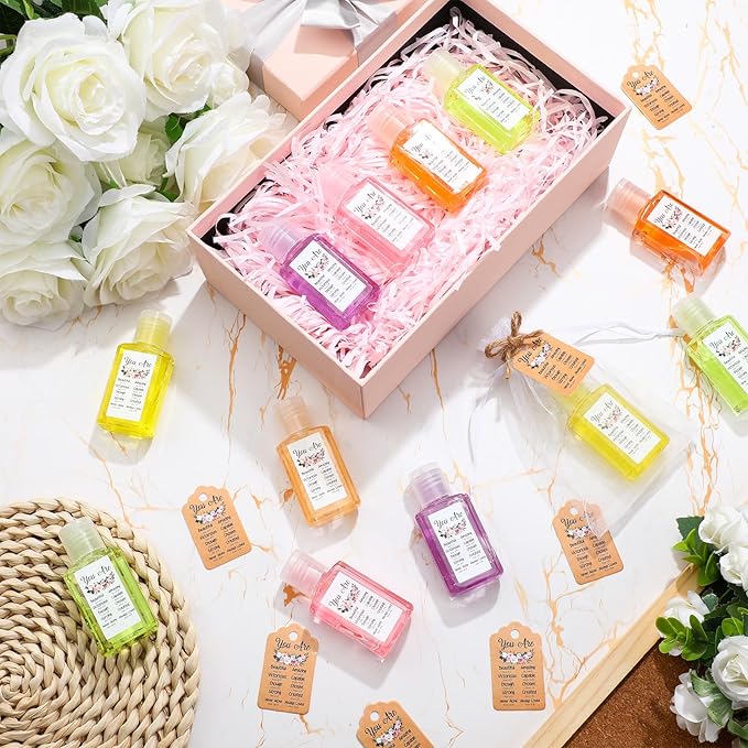Frienda 24 Set Christian Hand Sanitizer Gift Mini Bible Verse Church Travel Size Hand Sanitizer Gel Christian Gift Bulk for Women Nurses Teachers Team Doctors Coworker Mother's Day