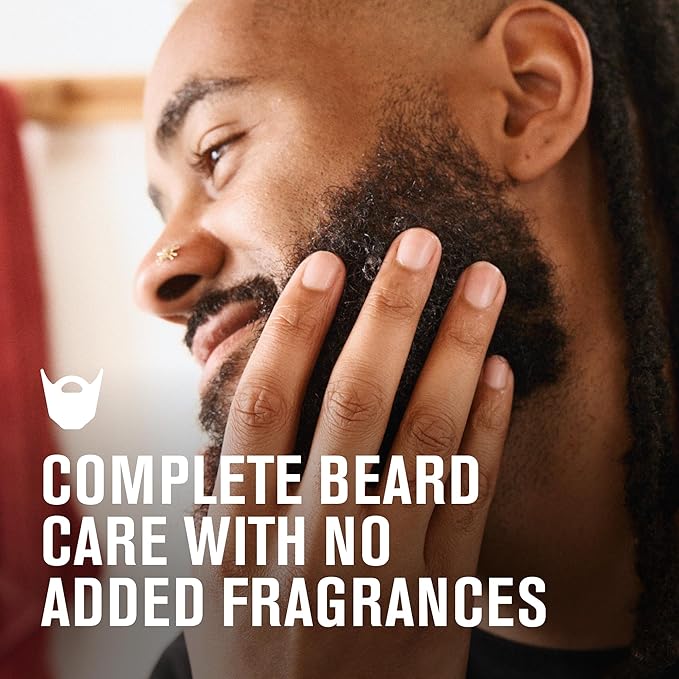 Every Man Jack Unscented Beard Bundle - Fragrance Free for Sensitive Skin - Contains (1) each of Beard &amp Face Wash Beard Butter and Beard Oil