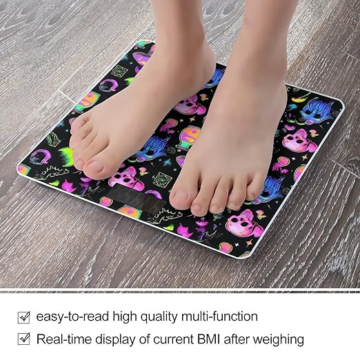 Energy Saving Scale Bathroom Weighing Scale Smart Scale for Body Weight Digital Gothic Magic Witch Witchy