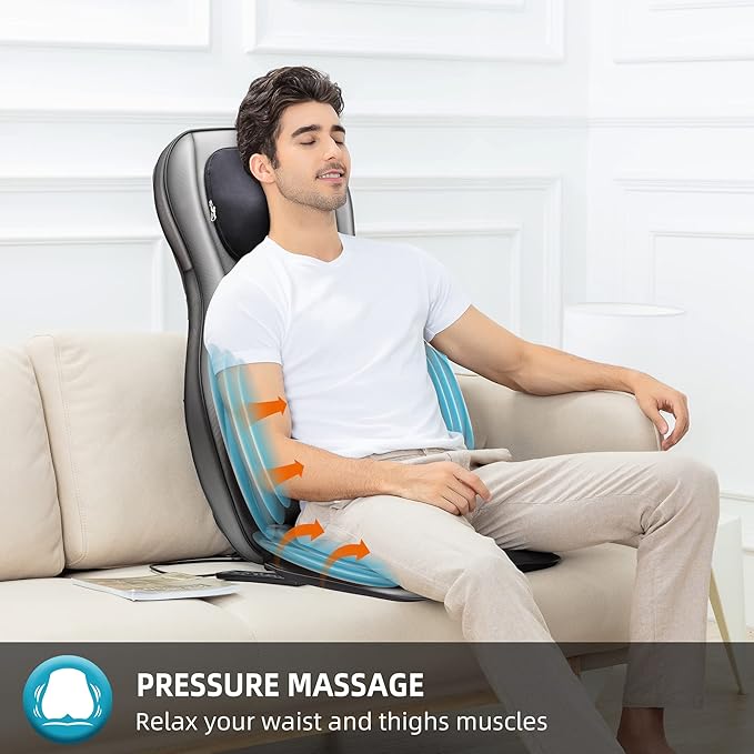 COMFIER Shiatsu Neck Back Massager &amp Wireless Hand Massager