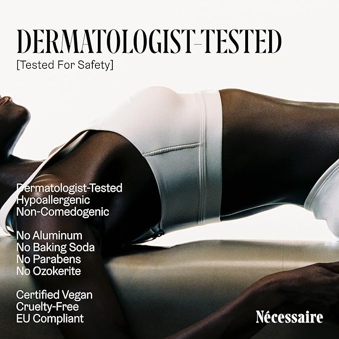 Nécessaire The Deodorant Santal | Natural Aluminum Free Deodorant For Women &amp Men. Extra Strength Treatment with Mandelic Acid. Free of Baking Soda Ozokerite &amp Parabens (75 g/2.5 oz)