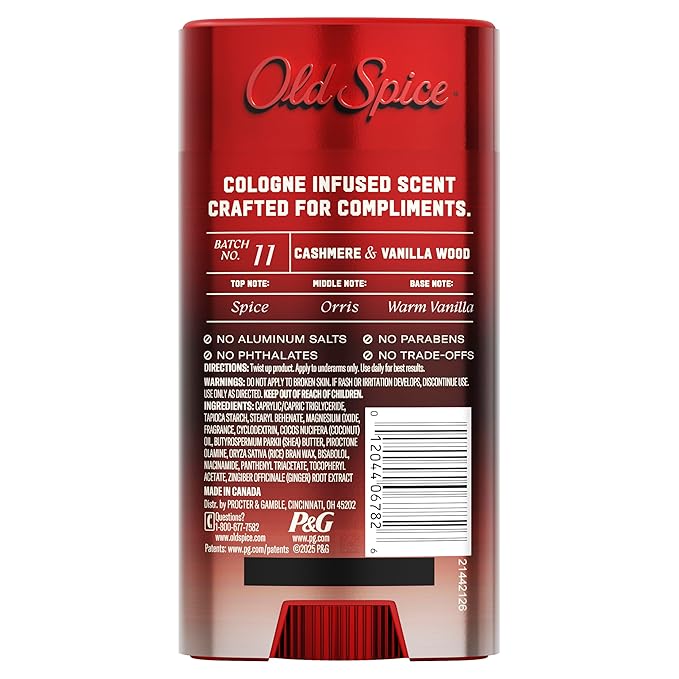 Old Spice Alchemist Collection Body Wash + Aluminum Free Deodorant Bundle for Men Cashmere + Vanilla Wood Scent 24/7 Cologne Infused Scent No Trade Off Formula 20 oz &amp 3 oz (Pack of 2)
