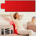 Red Light Therapy Mat 40 x 16.5 Infrared Red Light Therapy Pad for Back Shoulder Legs Knees 660nm &amp 850nm 3 in 1 420 LEDs Infrared Light Therapy for Body Pain Relief Muscle Recovery
