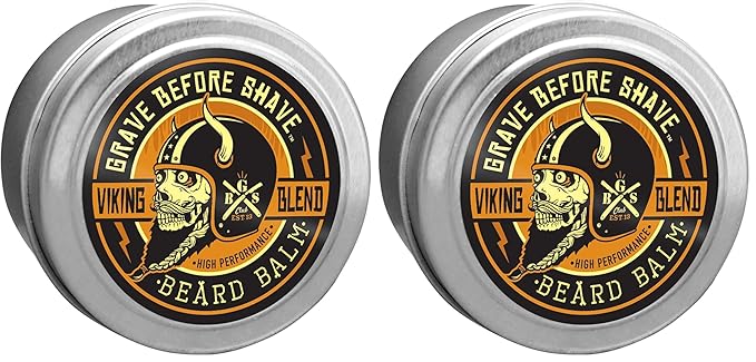 Grave Before Shave™ Viking Blend Beard Balm (2 ounce) (Pack of 2)