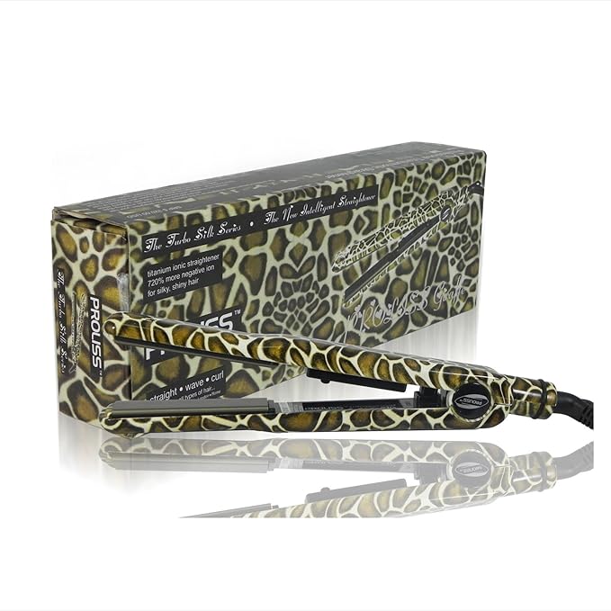 Turbo Silk Limited Edition Hair Straightening Irons Giraffe 1 Pound