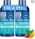 Concentrated Irrigant Dry Mouth | Add to Water Flossers | Mild Mint &amp Fruit Flavor |1:10 = 186 fl.oz | Alcohol Free Fluoride Free. Made in USA (PACK OF 2)