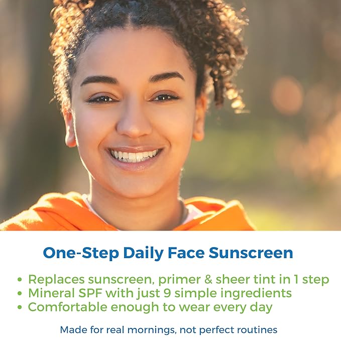Waxhead Tinted Sunscreen for Face | Zinc Oxide Mineral SPF Stick | Zinc-Based Protection