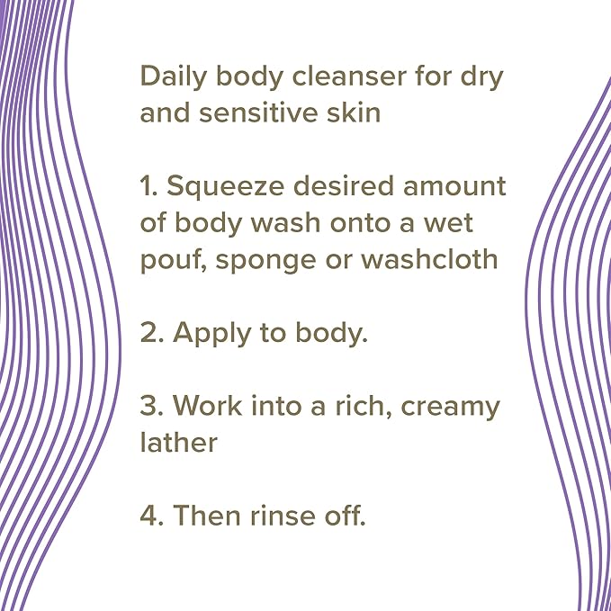 True+Real Relaxing Lavender Body Wash 22 oz 4 Pack