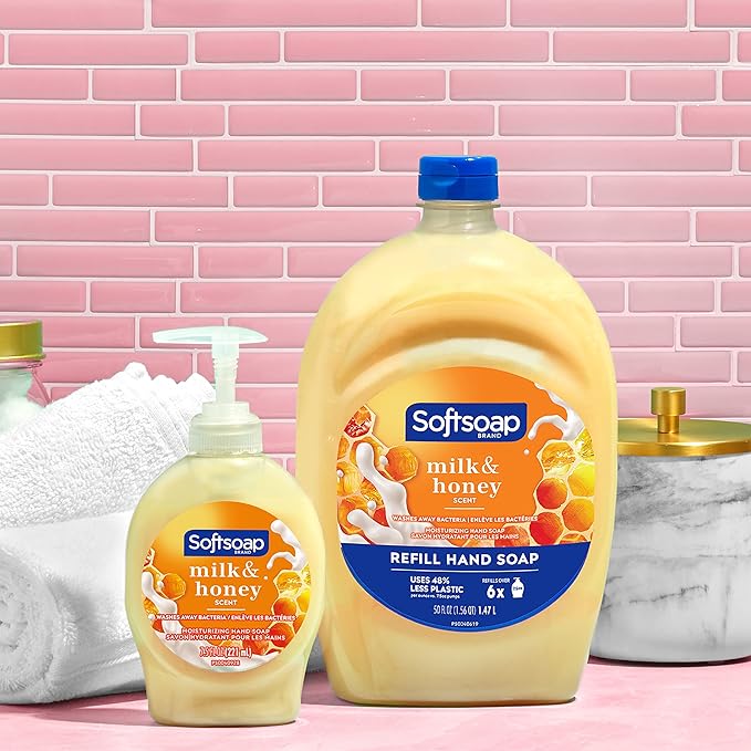 Softsoap Body Wash and Hand Soap Bundle (4 Items)