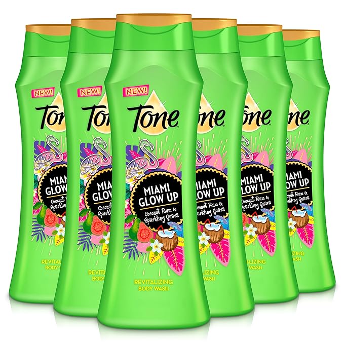Tone Body Wash Miami Glow Up 16 fl oz (Pack of 6)