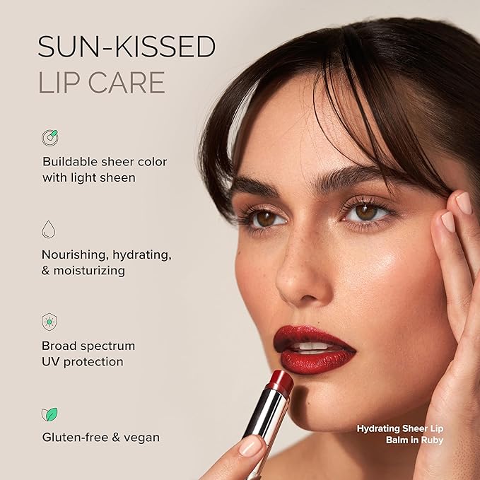 MDSolarSciences Tinted Sheer Lip Balm SPF 30 | Hydrating Lip Sunscreen | Shea Butter Jojoba &amp Avocado Oils | Moisturizing Vegan &amp Clean| 0.15 oz Blush(Pack of 2)