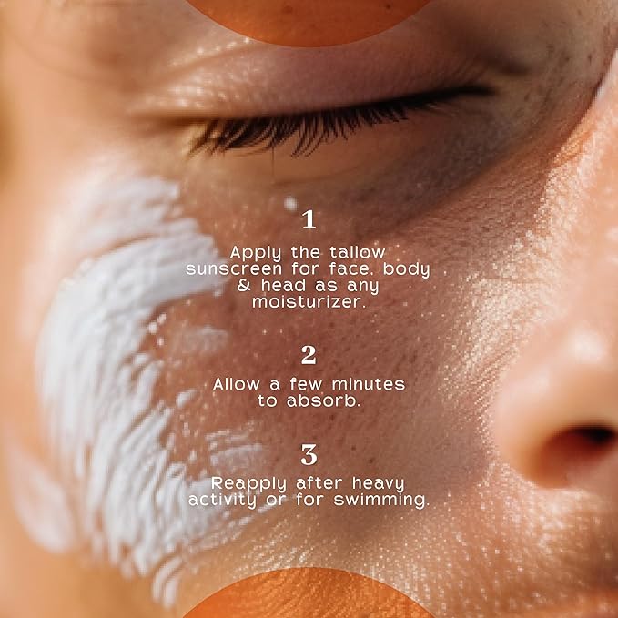 Vanman Tallow and Zinc Sunblock Stick - Mineral Sunscreen with Non-Nano Zinc Oxide - Sunstick Made with Grass Fed Beef Tallow for Face &amp Body Protection - 3.3 ounce