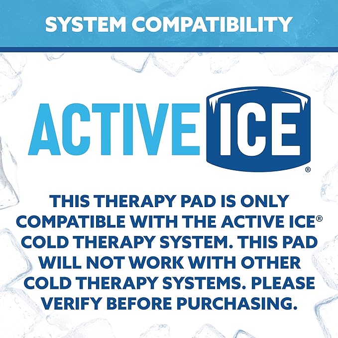 Polar Active Ice® Back Therapy pad 12” x 8.5” with Attached Belt. Use only with The Polar Active Ice #AIS Therapy System.