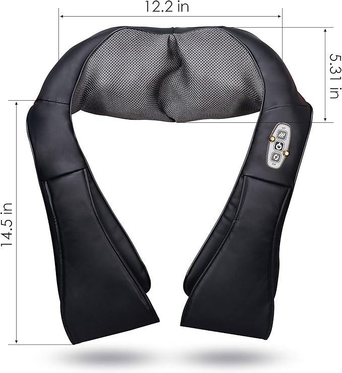COMFIER Shiatsu Neck and Shoulder &amp 12V Car Adapter