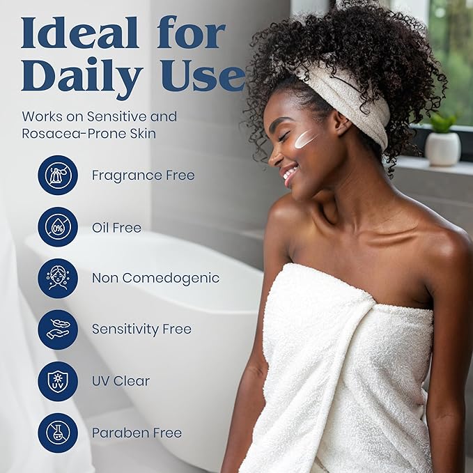 Clear Choice Sport Shield SPF 45 – Mineral Sunscreen &amp Moisturizer | Non-Greasy Broad-Spectrum Face &amp Body SPF | Micronized Zinc Oxide | No White Cast | Dermatologist Recommended 60 ml / 2 oz