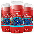 Old Spice Aluminum Free Deodorant for Men 24/7 Odor Protection 24/7 Freshness &amp Lasting Scent Goes on Clear Krakengard with Deep Ocean Scent 3.0 oz (Pack of 3)