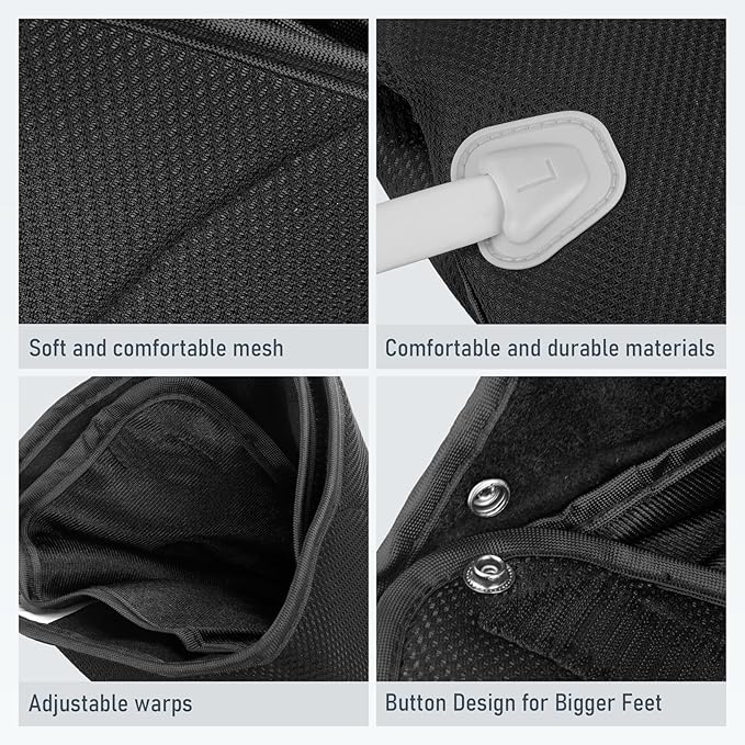 QUINEAR Leg Massager with Heat and Air CompressionFoot and Calf Massager for Circulation and PainCompression Boots with 3modes and 3 Intensities