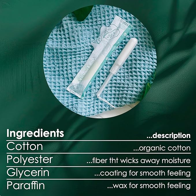 L. Cotton Tampons Light/Regular Absorbency Multipack Contains an Organic Cotton Core Made Without Synthetic Pesticides or Fragrances 84 Count (2 Packs of 42)