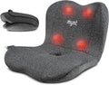 Mynt Lower Back Massager for Lumbar Pain Foldable Rolling Hip Massager with Soothing Heat Ergonomic Chair Pad for Good Sitting Posture Portable Massage Seat Cushion for Home Office