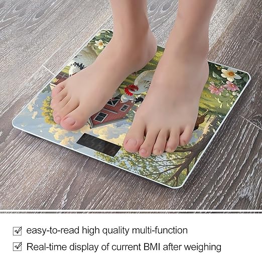 Chickens and Farm Scale for Body Weight Smart Scales Digital Bathroom Scale High Precision Weighing Scales with Large Display Weighing Machine for People