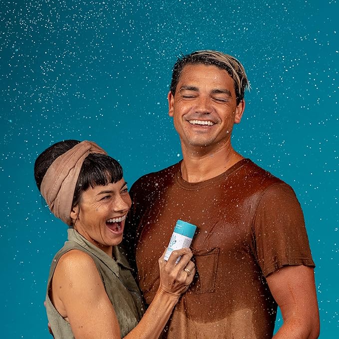 Hume Supernatural Aluminum Free Deodorant for Women &amp Men - Safe for Sensitive Skin - Probiotic Plant-Based Baking Soda Free Aloe &amp Cactus Flower Anti Sweat Stain &amp Odor – After Rain