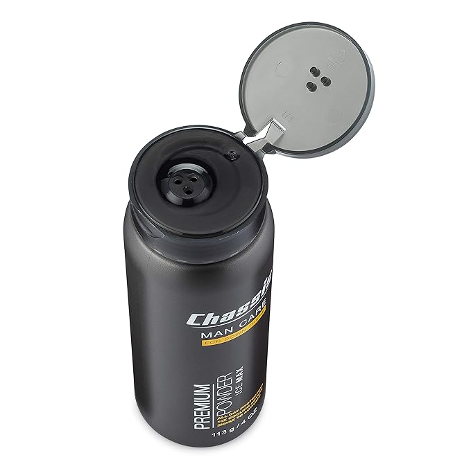 Chassis Ice Max Premium Body Powder for Men Natural Deodorant with 10x The Cooling Sensation Anti-Chafing Powder with Odor-Absorbing Formula Free of Talcum Powder Parabens and Menthol