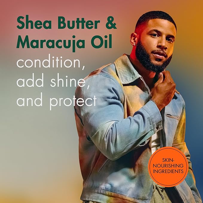SheaMoisture Beard Kit for Men – Beard Wash Conditioning Beard Oil Full Beard Detangler + Beard Balm with Shea Butter &amp Maracuja Oil Gifts for Men (4 Piece Set)