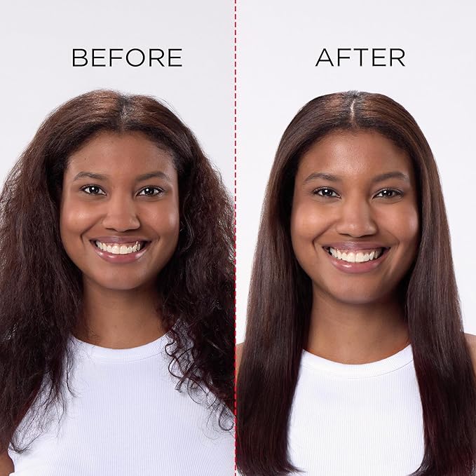 REVLON SmoothStay XL Hair Straightener - Heated Straightening Brush for Silky &amp Straight Long-Lasting Results Locks in Moisture with Reduced Static &amp Frizz