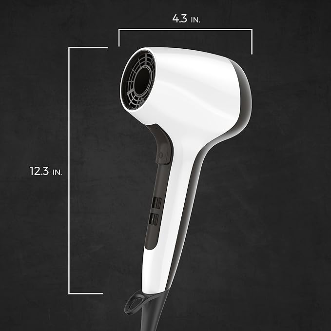 Remington Salon Collection Air3D Hair Dryer with Low Noise Motor 1760 Watt Ceramic Blow Dryer D7777 White