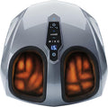 MIKO Foot Massager Machine with Deep-Kneading Compression Shiatsu and Heat for Plantar Fasciitis Neuropathy - Fits up to Men Size 12