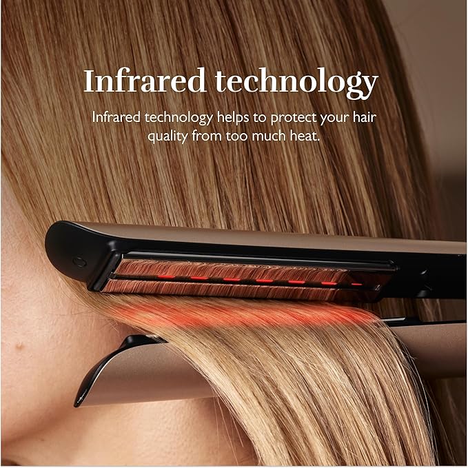 Silk’n Professional 2-in-1 Straightener and Hair Curler for Women Titanium Flat Iron with Infrared and Ion Technology for Frizz-Free Hair and no Heat Damage Smart Temperature Control 15-Sec Heat Up