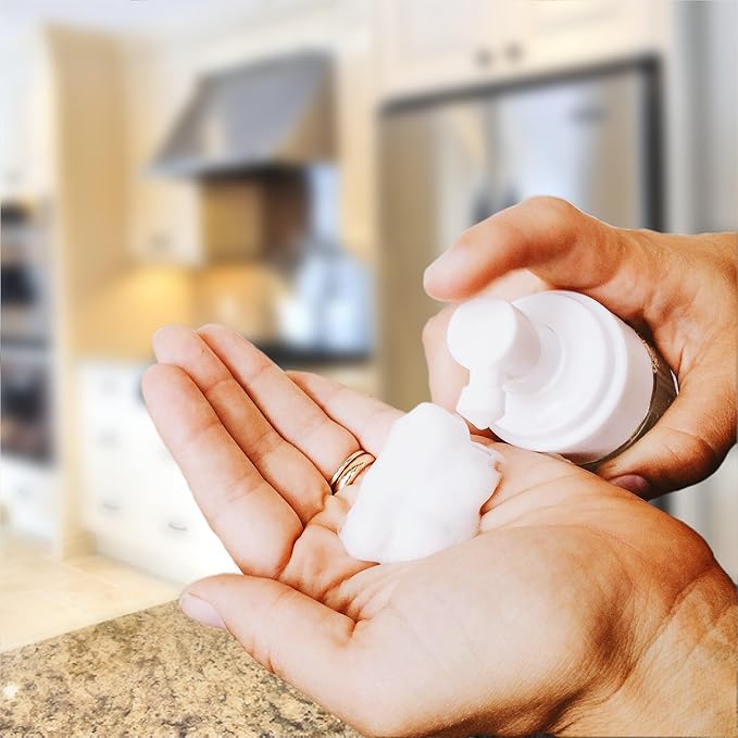 24 Hour Defense Foaming Hand Sanitizer | Kills 99.99% Of Germs | Stays Effective Throughout Hand Washings For 24 Hours Of Lasting Protection | Rich Moisturizing Foam | Fragrance Free (4 Pack)