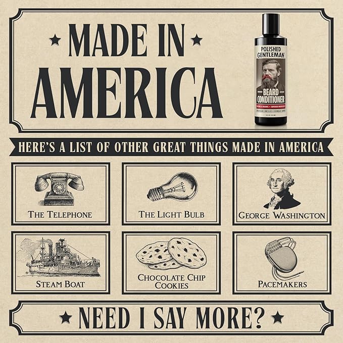 Men’s Beard Conditioner with Tea Tree Oil – Concentrated Rinse-Out Formula for Softer Fuller-Looking Beards &amp Healthy Facial Hair 8 oz